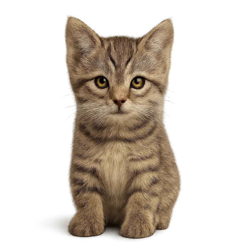 gatito pequeno arco iris pets